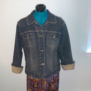 Chico’s Platinum size 1 denim/jeans jacket